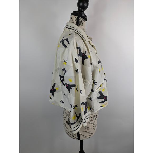 Vtg Dolce Vita Womens M Jacket Top Set POOR Jamaican Style Voodoo Crop Designer - Picture 12 of 16